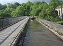 No 424 - We give way at Chirk aqueduct  to oncoming boat